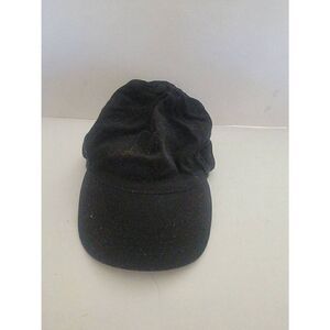 Hit Wear Men's Black Solid Blank Adjustable Strap Baseball Cap One Size
